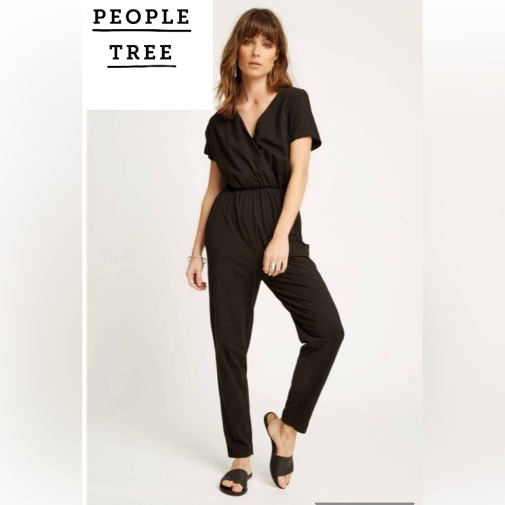 People Tree Organic Classic Black Jumpsuit